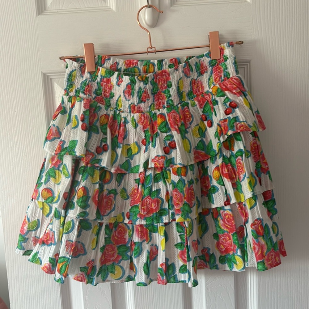 Roller rabbit mini skirt